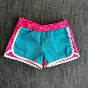 Puma Pink and Blue Athletic Shorts Lightweight